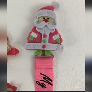 🆕️Mud Pie Pacifier Clip 'My First Christmas' 🎄